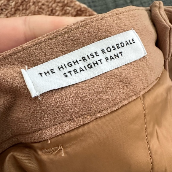 NWT Madewell Rosedale High-Rise Straight Pant in Crepe - Picture 14 of 15